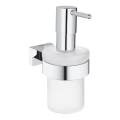 GROHE 40756001 - ESSENTIALS CUBE Liquid Soap Dispenser, 160 ml, Polished Chrome