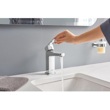GROHE 40756001 - ESSENTIALS CUBE Liquid Soap Dispenser, 160 ml, Polished Chrome