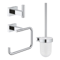 GROHE 40757001 - ESSENTIALS CUBE Accessory Set, Polished Chrome