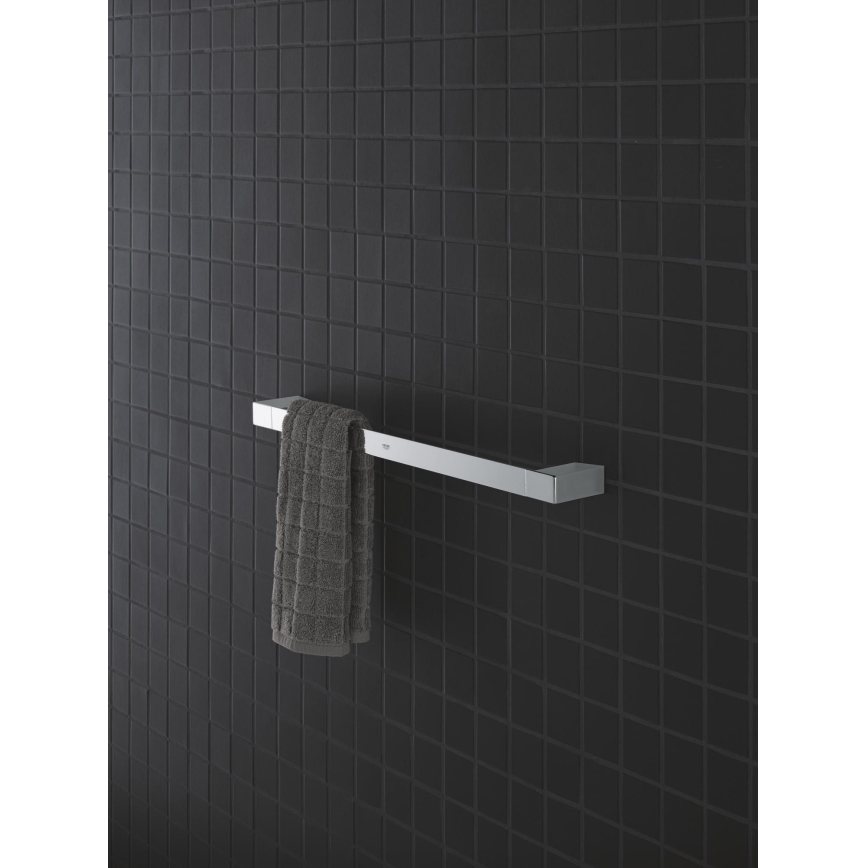 GROHE 40767000 - SELECTION CUBE 500 mm Towel Rail Polished Chrome