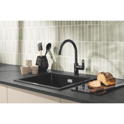 GROHE 40786K00 - Glass board 450 × 240 × 19 mm black
