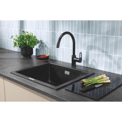 GROHE 40786K00 - Glass board 450 × 240 × 19 mm black