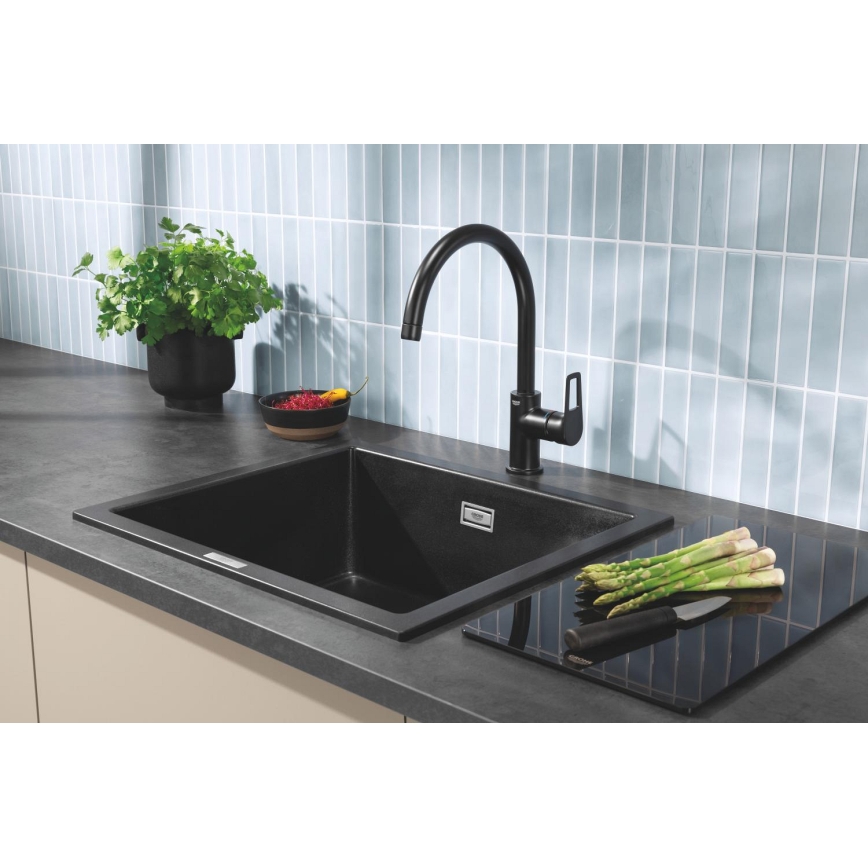 GROHE 40786K00 - Glass board 450 × 240 × 19 mm black