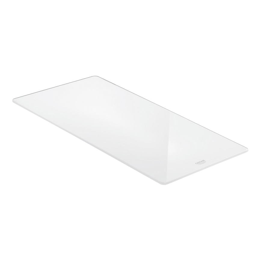GROHE 40786L00 - White glass shelf 450 × 240 × 19 mm