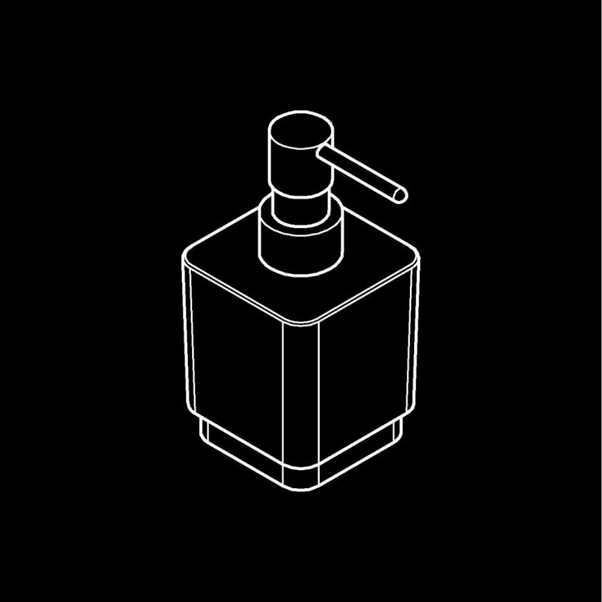 GROHE 40805000 - SELECTION CUBE Liquid Soap Dispenser 300 ml, Polished Chrome