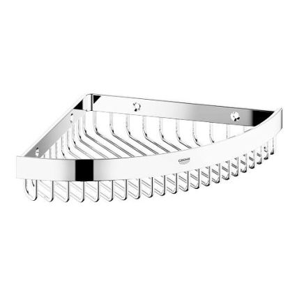 GROHE 40809000 - SELECTION CUBE Wire Soap Holder 20 × 20 cm, Polished Chrome