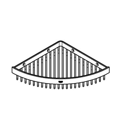 GROHE 40809000 - SELECTION CUBE Wire Soap Holder 20 × 20 cm, Polished Chrome