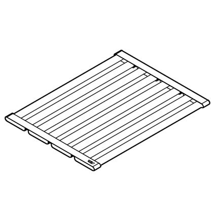 GROHE 40856SD0 - Brushed stainless steel drip tray 450 × 348 mm