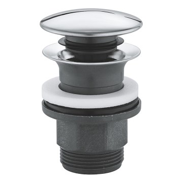 GROHE 40869000 - Ø 63 mm Drain Set, Polished Chrome