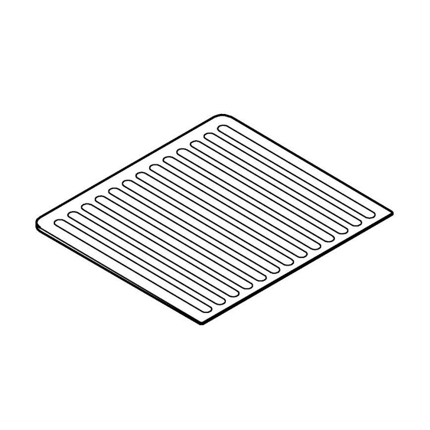 GROHE 40871K00 - Drip tray 450 x 400 mm ceramic/black