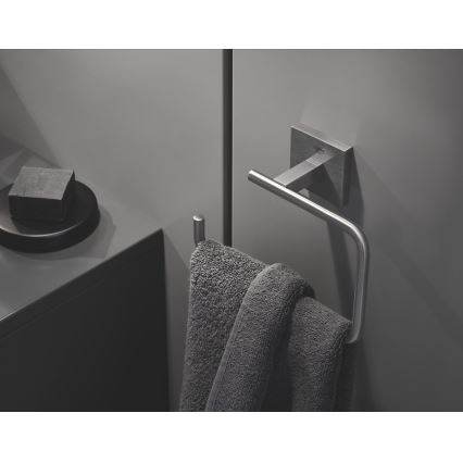 GROHE 40975DC0 - START CUBE stainless steel towel holder