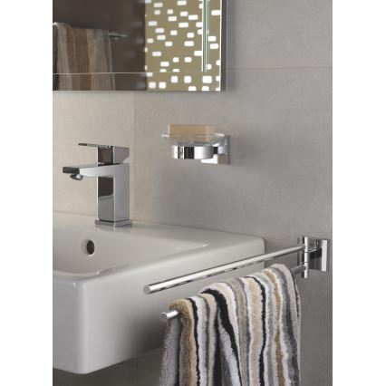 GROHE 40976000 - START CUBE 438 mm Towel Rail, Polished Chrome