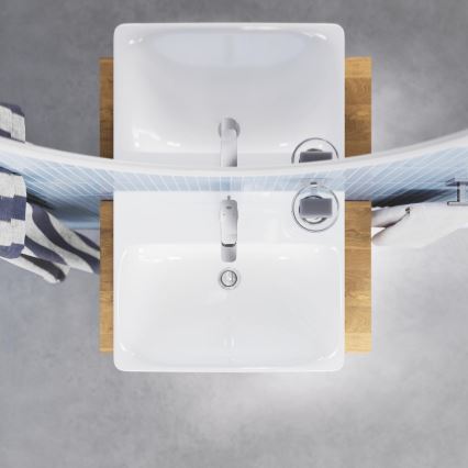 GROHE 40987000 - START CUBE Towel Rail 450 mm, Polished Chrome