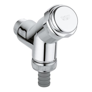 GROHE 41010000 - EGGEMANN DN 15 Connecting Valve, Polished Chrome