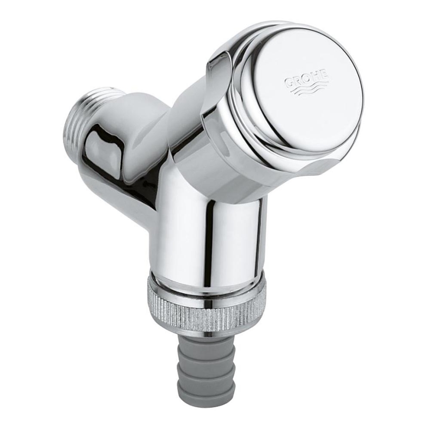 GROHE 41010000 - EGGEMANN DN 15 Connecting Valve, Polished Chrome