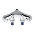 GROHE 41022000 - EGGEMANN Double Shut-off Valve DN 15, Polished Chrome