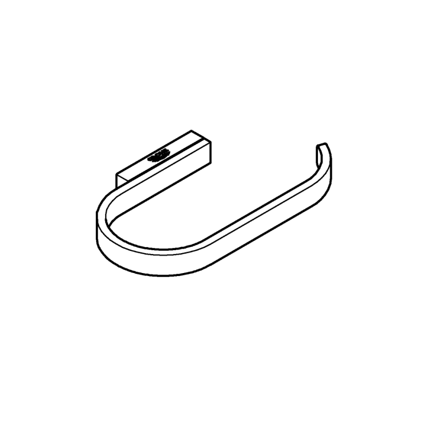 GROHE 41068AL0 - SELECTION Graphite Toilet Paper Holder