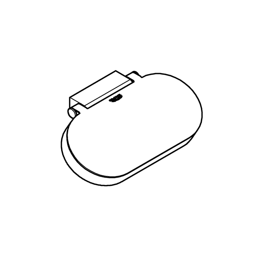 GROHE 41069000 - SELECTION Toilet Paper Holder, Polished Chrome