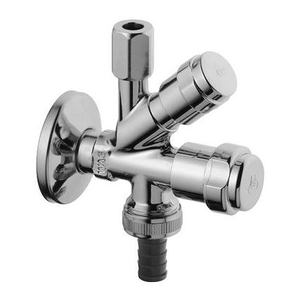 GROHE 41073000 - WAS Combination Angle Valve 12” × 38” Polished Chrome