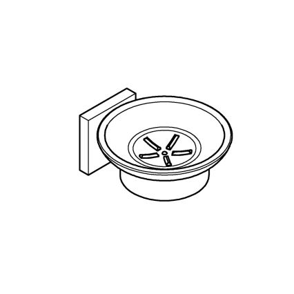 GROHE 410962430 - START CUBE Soap Dish 110 x 56 x 125 mm Black