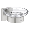 GROHE 41096DC0 - START CUBE Soap Dish, 110 x 56 x 125 mm, stainless steel