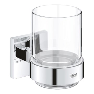 GROHE 41097000 - Polished Chrome Tumbler with Holder