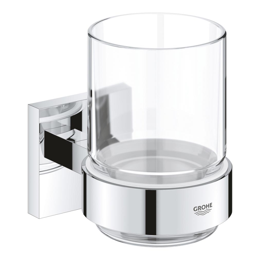 GROHE 41097000 - Polished Chrome Tumbler with Holder