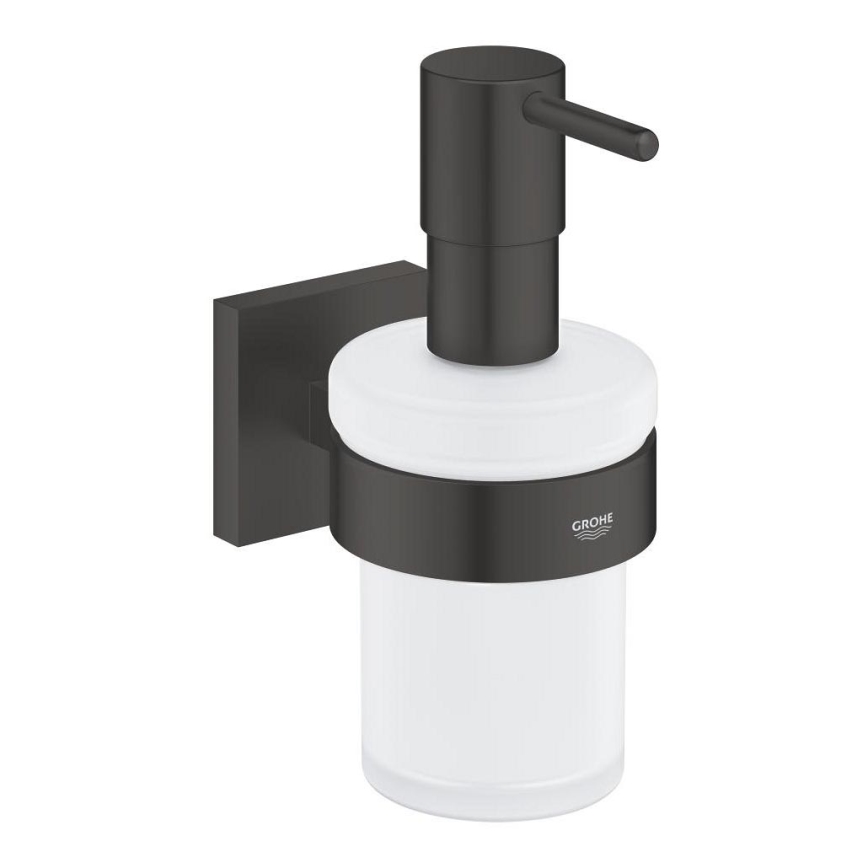 GROHE 410982430 - START CUBE Liquid Soap Dispenser 158 × 126 × 72 mm Black