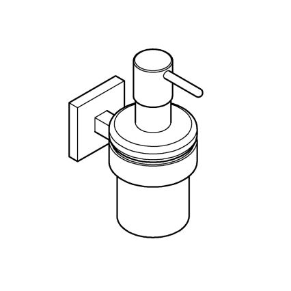 GROHE 410982430 - START CUBE Liquid Soap Dispenser 158 × 126 × 72 mm Black