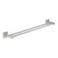 GROHE 41104DC0 - QUICKFIX START CUBE Double Towel Rail 654 mm, Stainless Steel