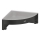 GROHE 411062430 - ESSENTIALS Corner Shower Shelf 250 × 250 mm Black