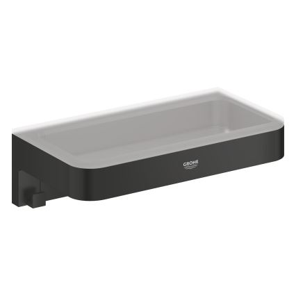 GROHE 411072430 - START CUBE 200 mm Shower Shelf, Black