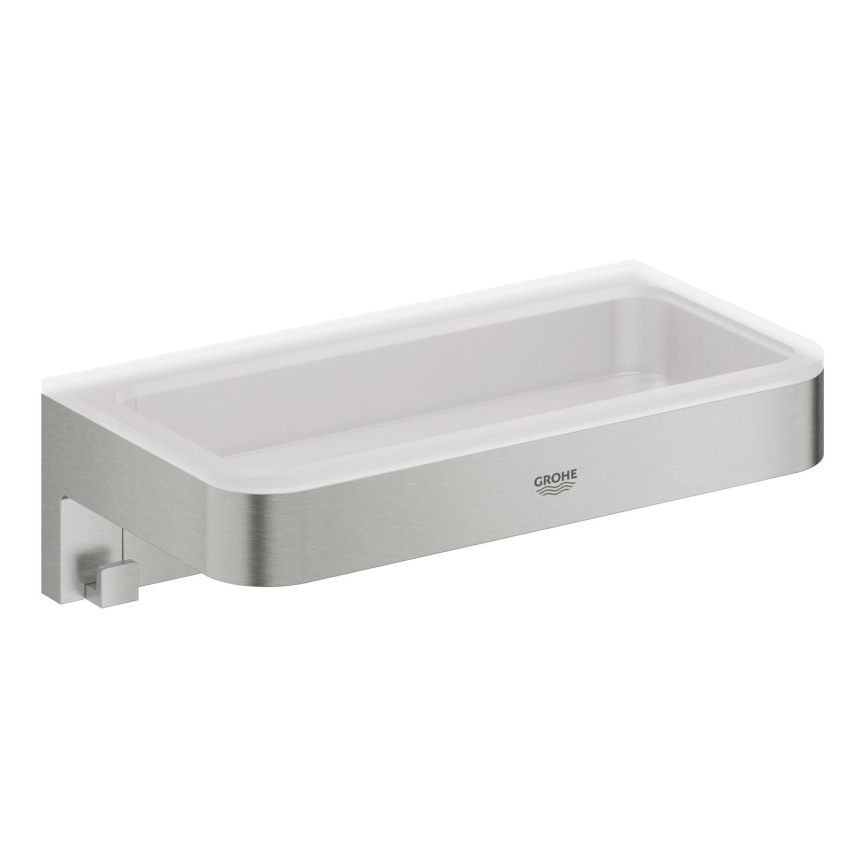 GROHE 41107DC0 - START CUBE 200 mm Shower Shelf, Stainless Steel