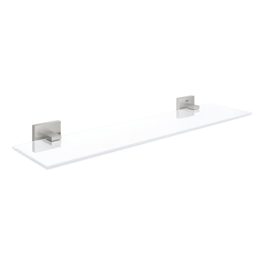 GROHE 41109DC0 - START CUBE 530 mm glass shelf, stainless steel