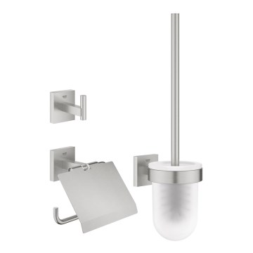 GROHE 41123DC0 - START CUBE Accessory Set, Stainless Steel