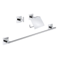 GROHE 41124000 - START CUBE 558 mm Accessory Set, Polished Chrome