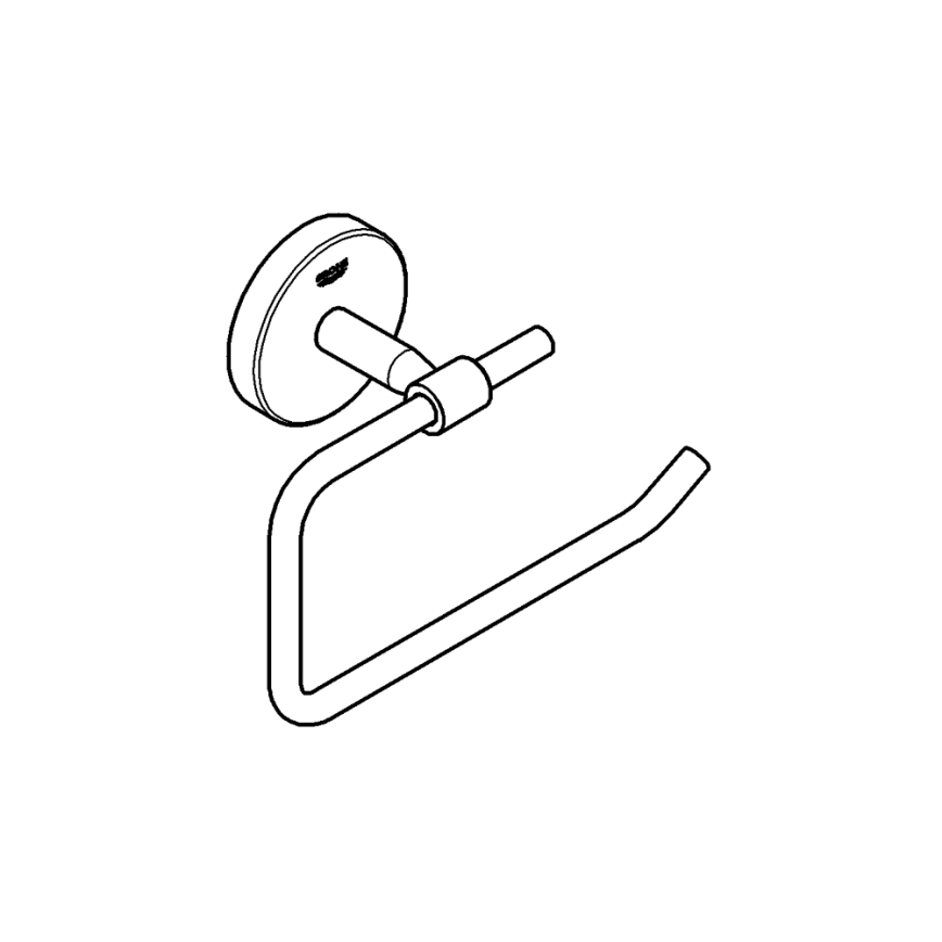 GROHE 41165000 - START COSMOPOLITAN Toilet Paper Holder 153 × 109 mm Chrome