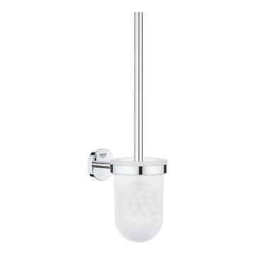 GROHE 41169000 - START Toilet Brush Set, Matte/Polished Chrome