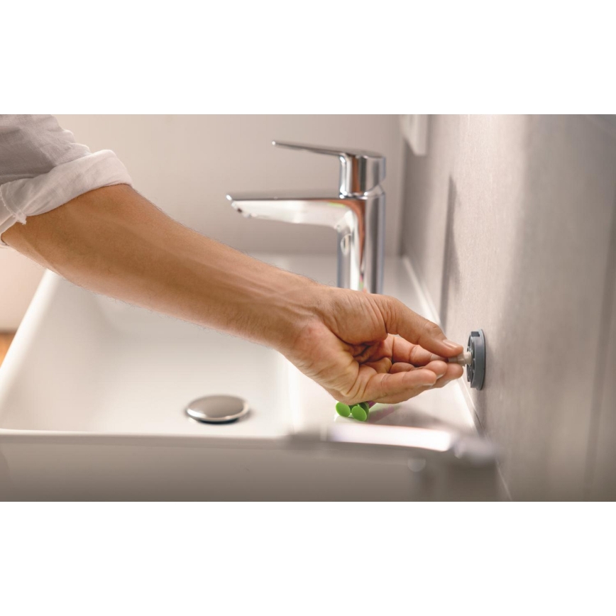 GROHE 41169000 - START Toilet Brush Set, Matte/Polished Chrome