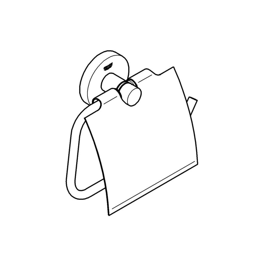 GROHE 41179000 - QUICKFIX START Toilet Paper Holder, Polished Chrome