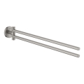 GROHE 41183DC0 - QUICKFIX START 439 mm stainless steel towel rail
