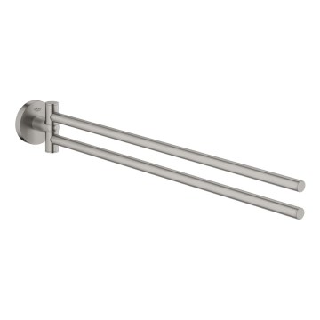 GROHE 41183DC0 - QUICKFIX START 439 mm stainless steel towel rail