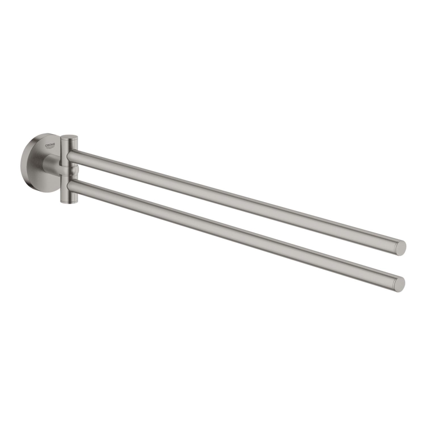 GROHE 41183DC0 - QUICKFIX START 439 mm stainless steel towel rail
