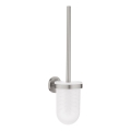 GROHE 41185DC0 - ESSENTIALS Stainless Steel Toilet Brush Set