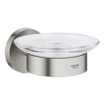 GROHE 41193DC0 - START Soap Dish with Holder, Stainless Steel