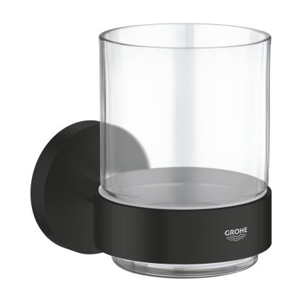 GROHE 411942430 - START Tumbler with Holder, Black