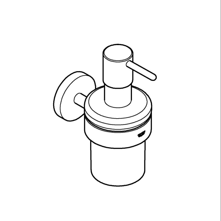 GROHE 41195DC0 - START 160 ml Stainless Steel Liquid Soap Dispenser