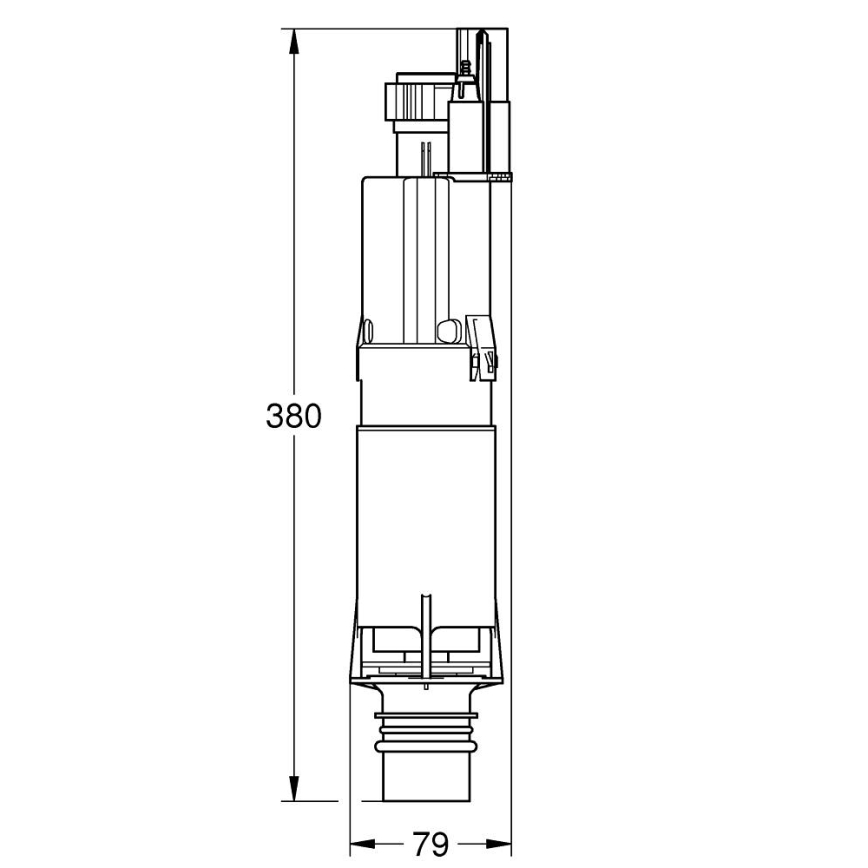 GROHE 42253000 - AV1 Drain Valve, Polished Chrome