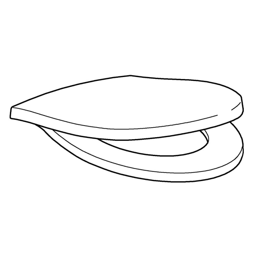 GROHE 42466000 - RAPID SL toilet seat duro-white