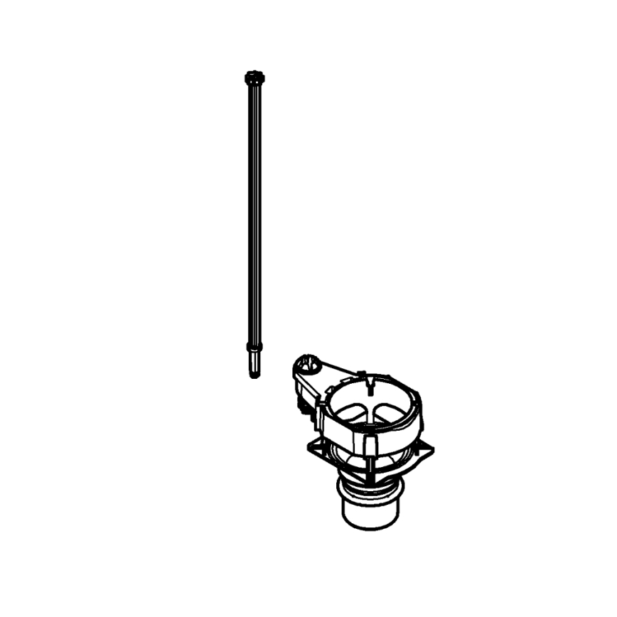 GROHE 42593000 - Valve seat for GD 2 flush cistern, white